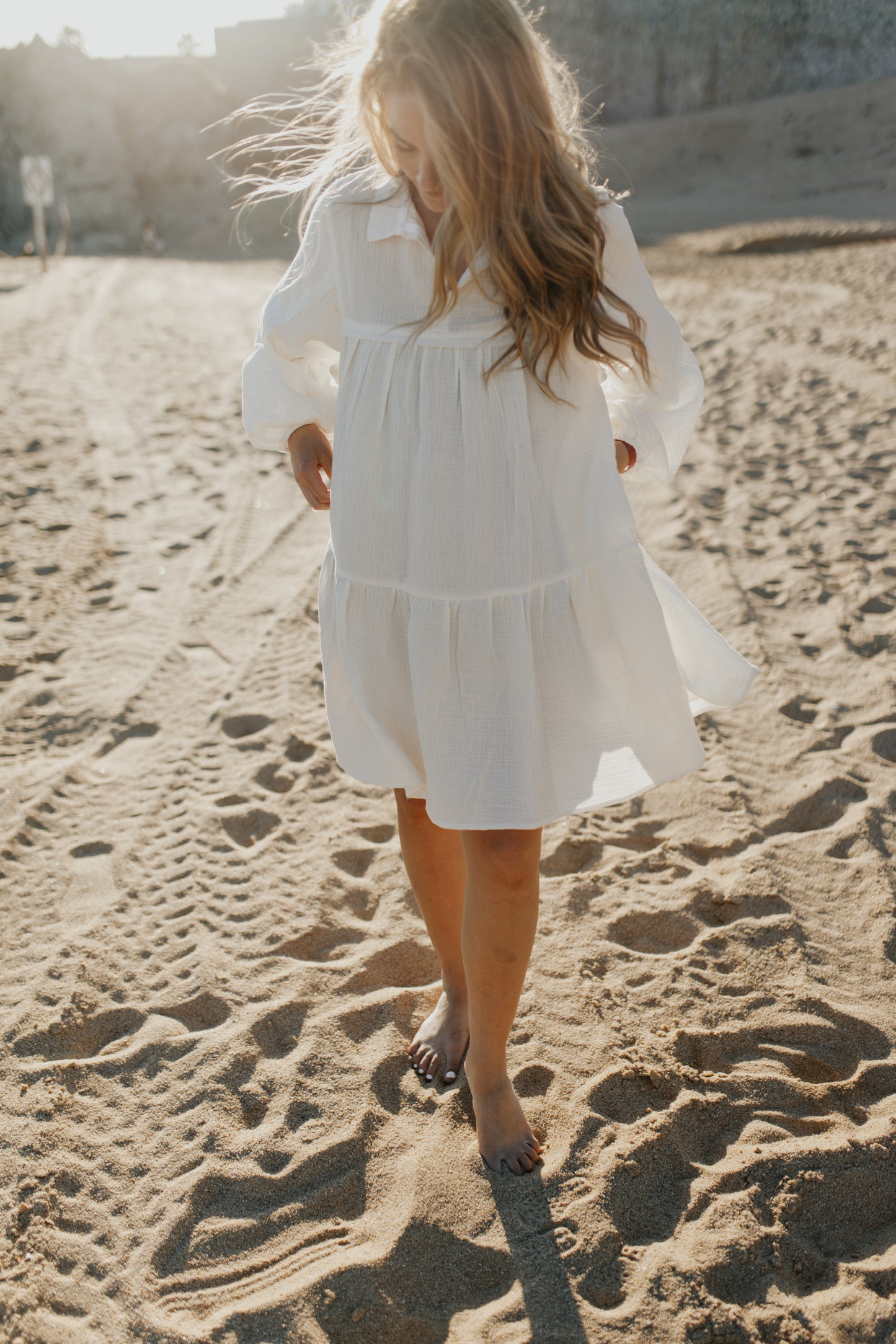 Perfect flowy dress for mamas. Also great for pregnancy and growing bumps!