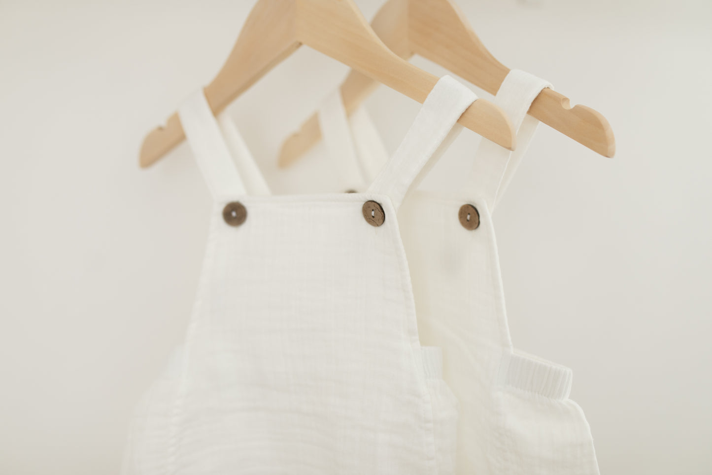 White Cotton Overalls