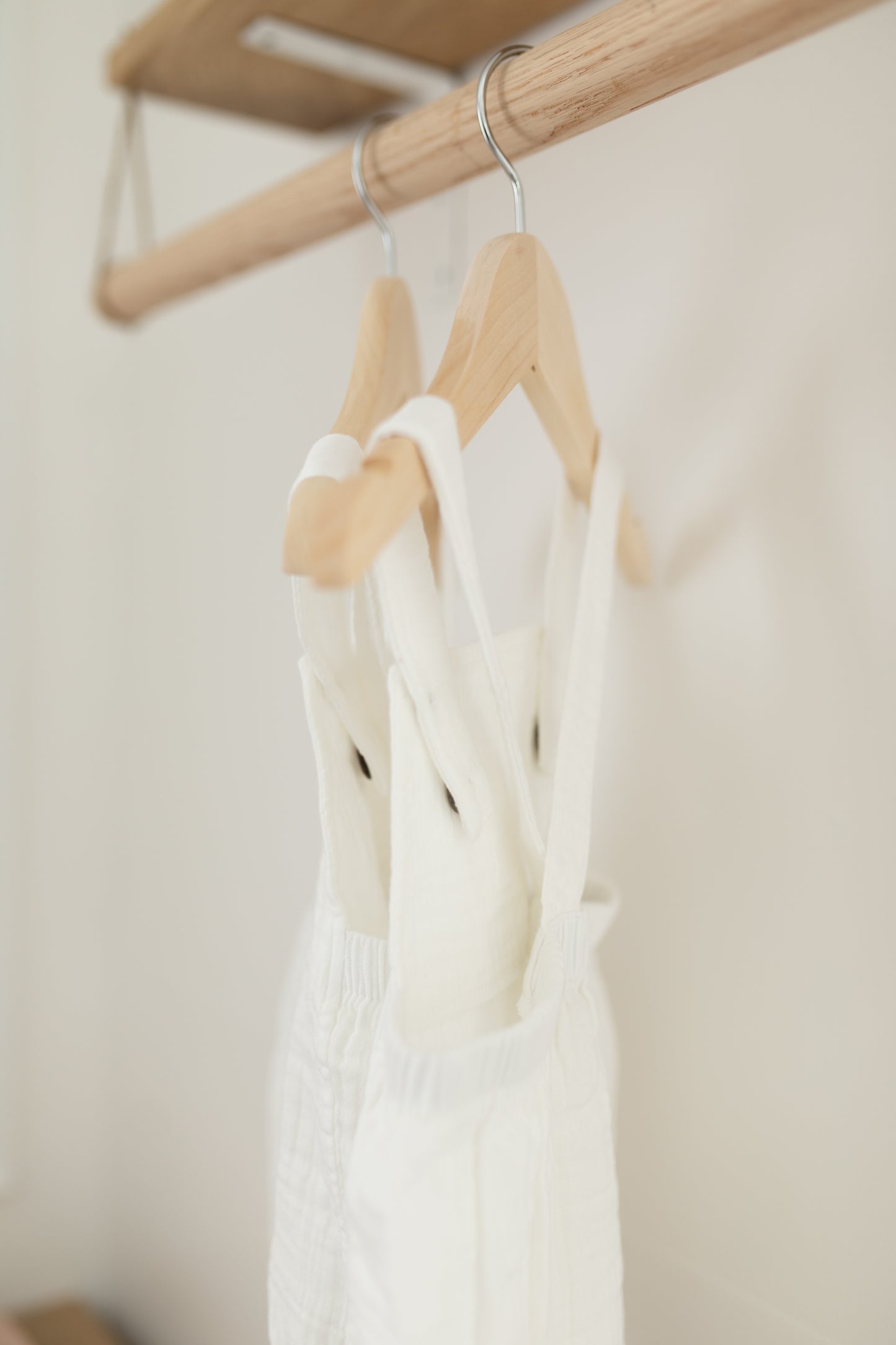 White Cotton Overalls