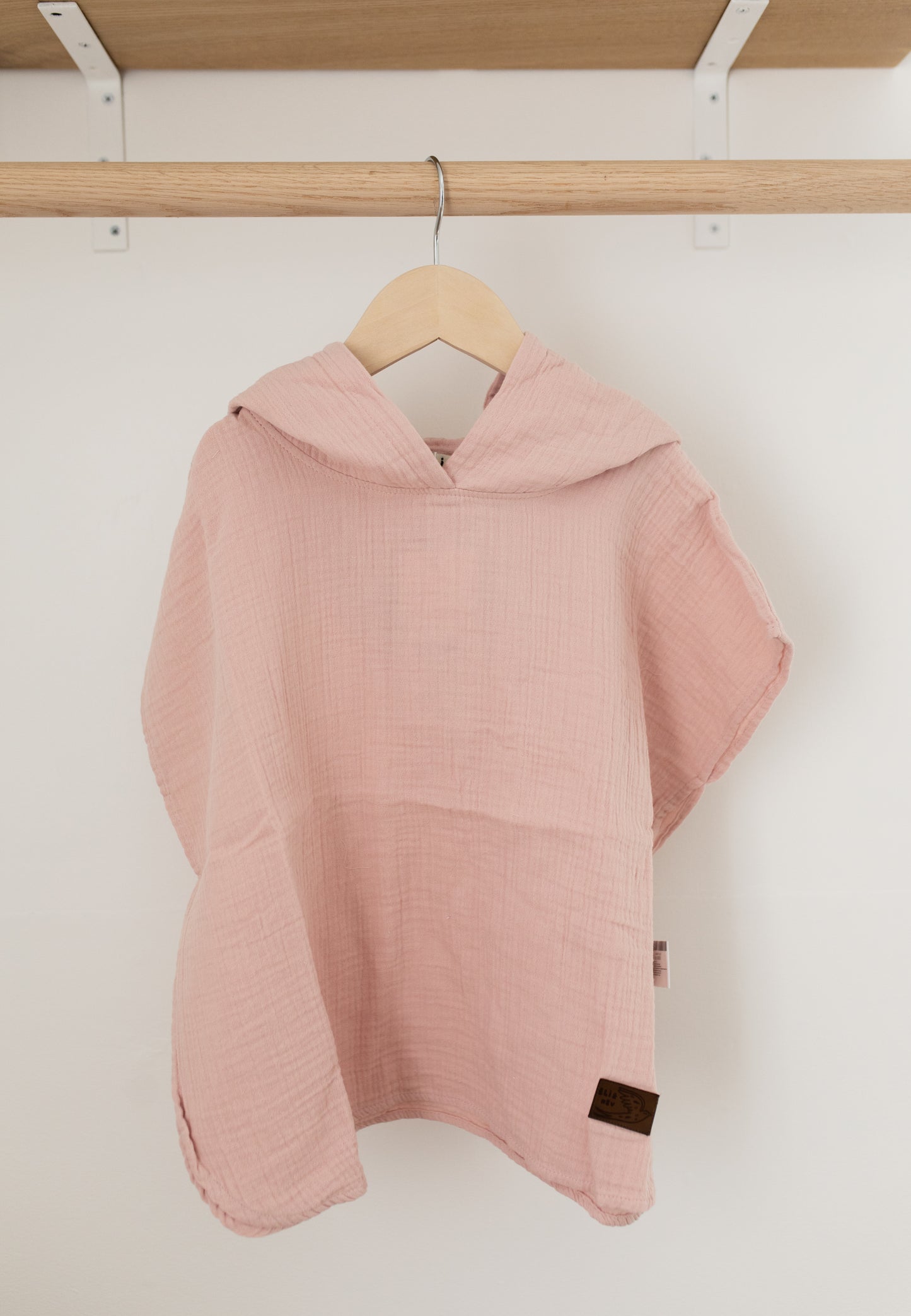 Bear Poncho | Blush Pink
