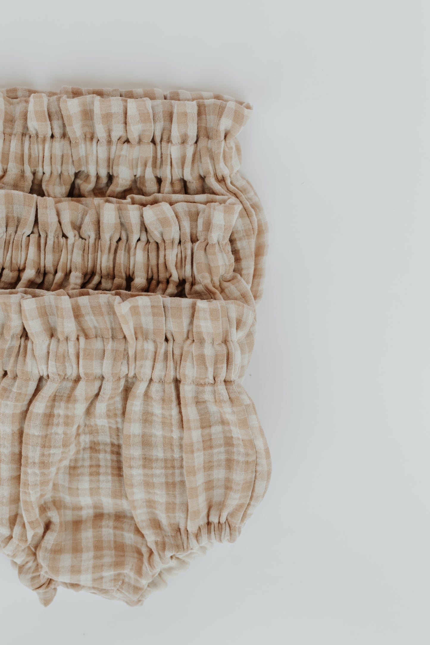 Bloomers | Taupe Gingham