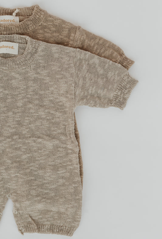 Knit Romper | Sesame