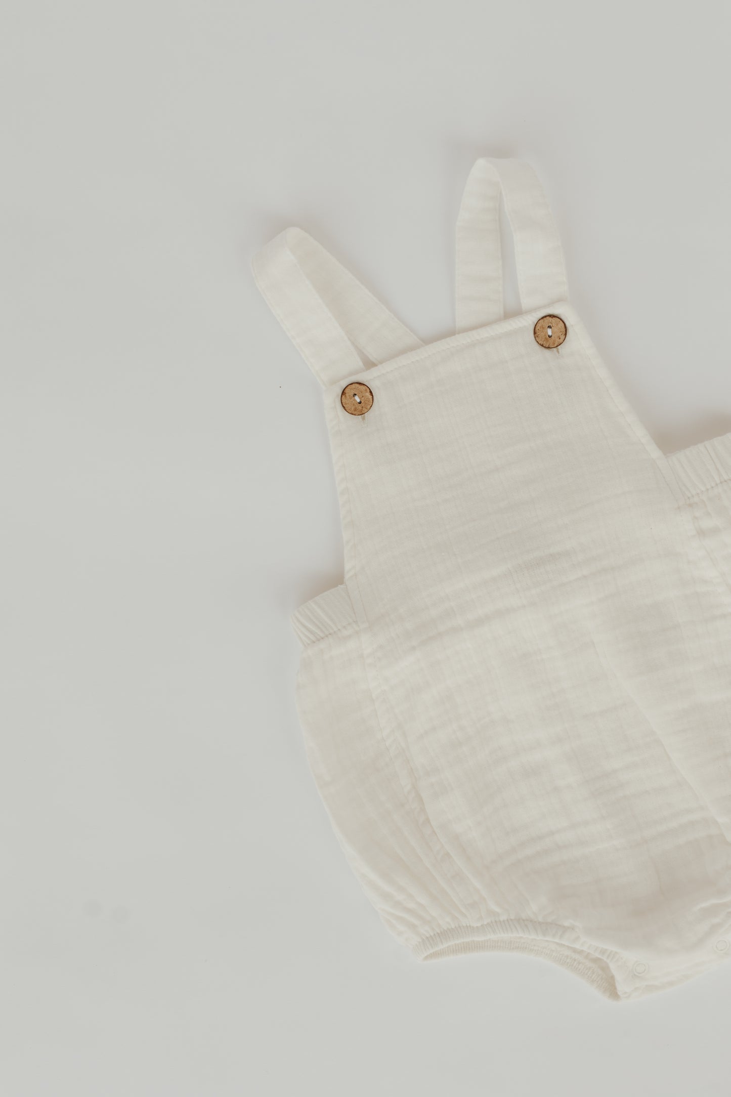 White Cotton Overalls