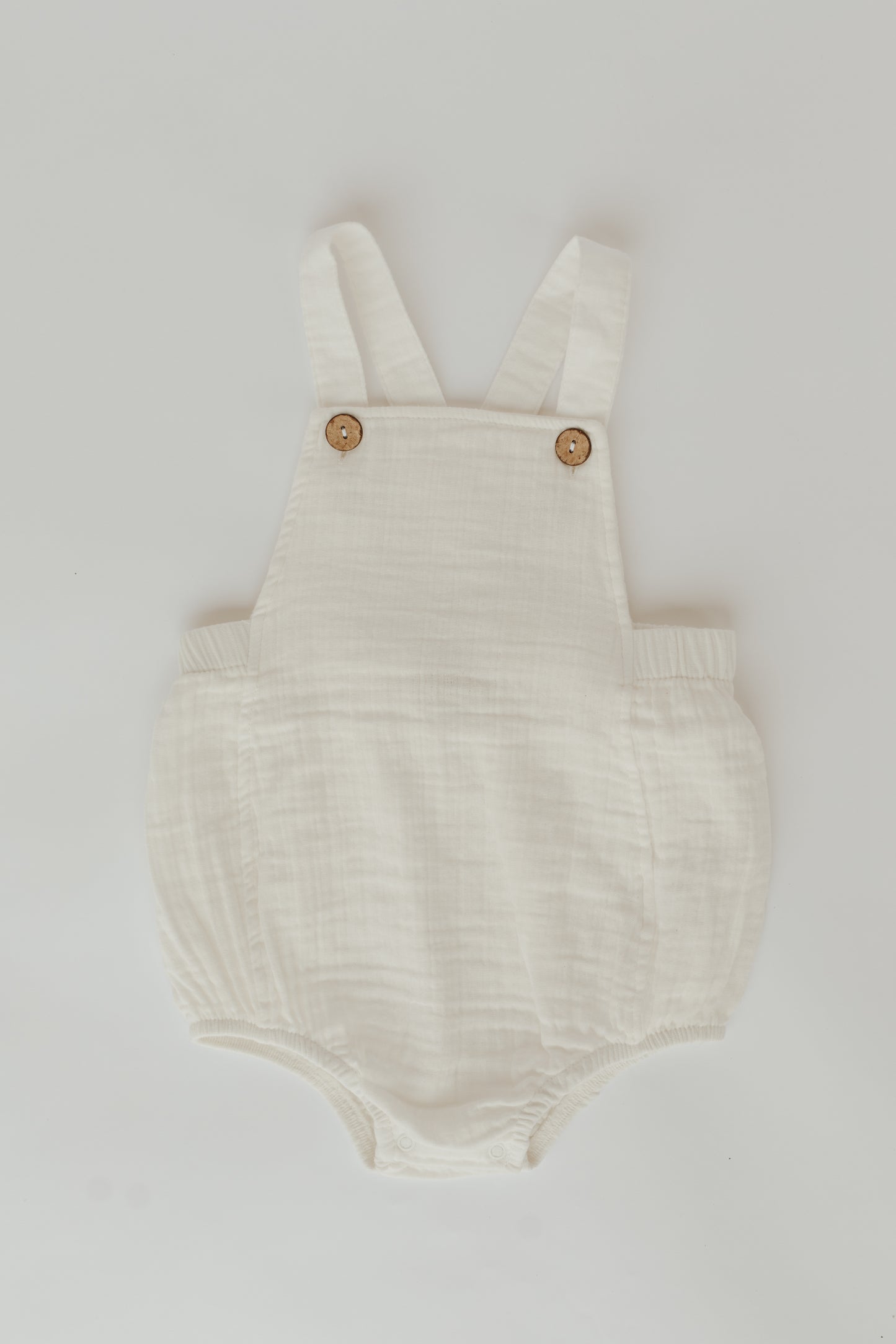 White Cotton Overalls