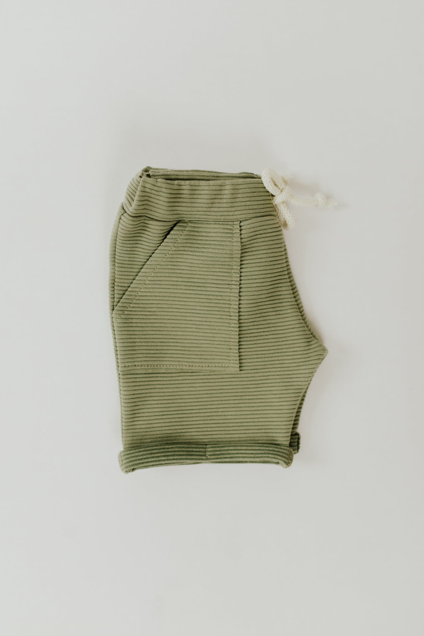 Ribbed Shorts | Olive