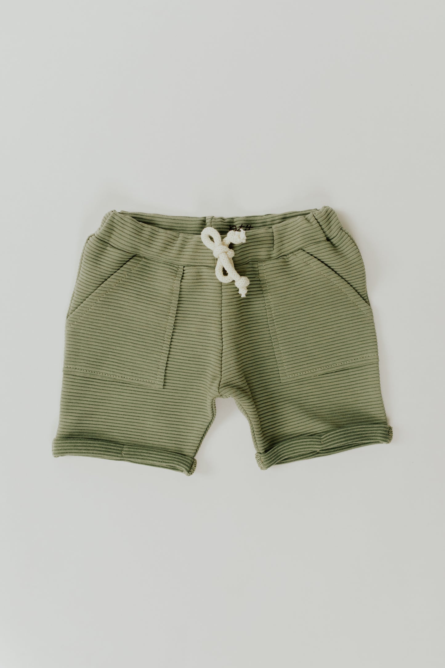 Ribbed Shorts | Olive