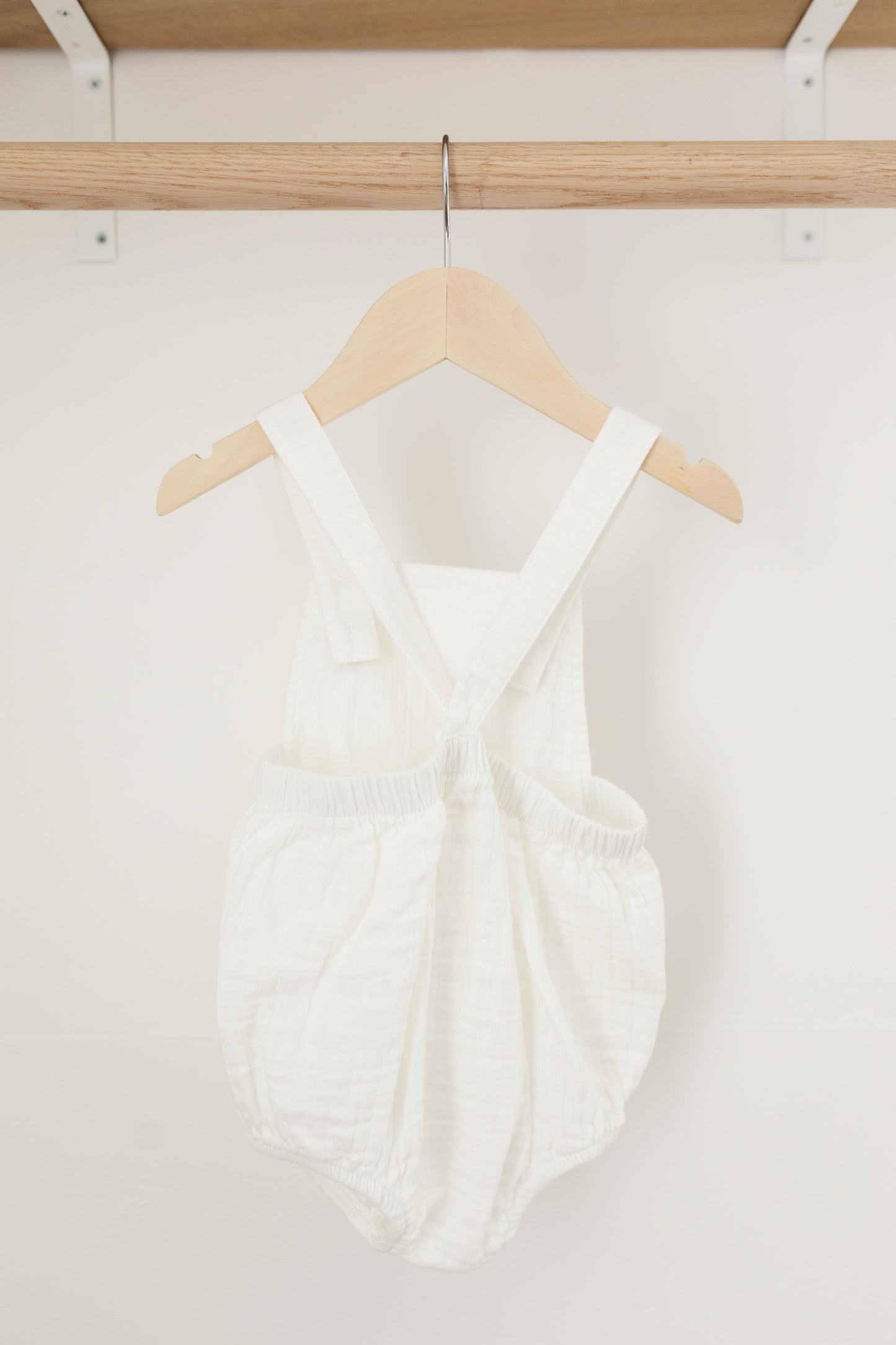 White Cotton Overalls