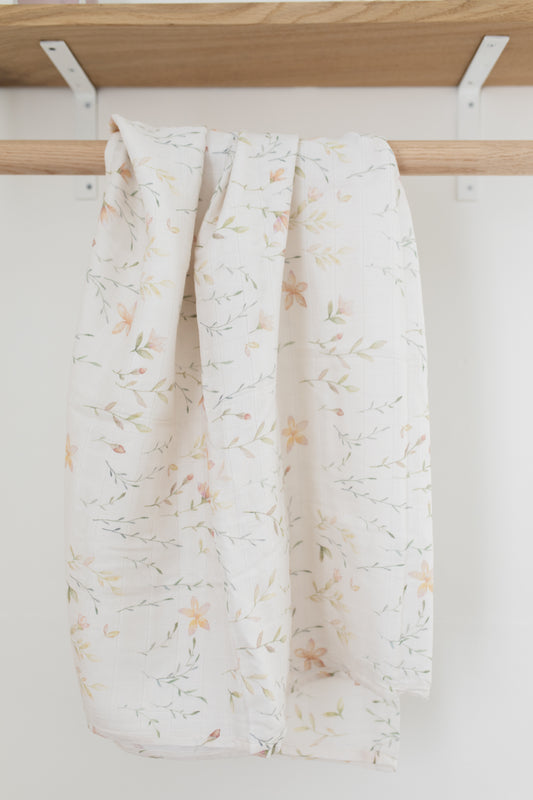 Organic Swaddle | Floral