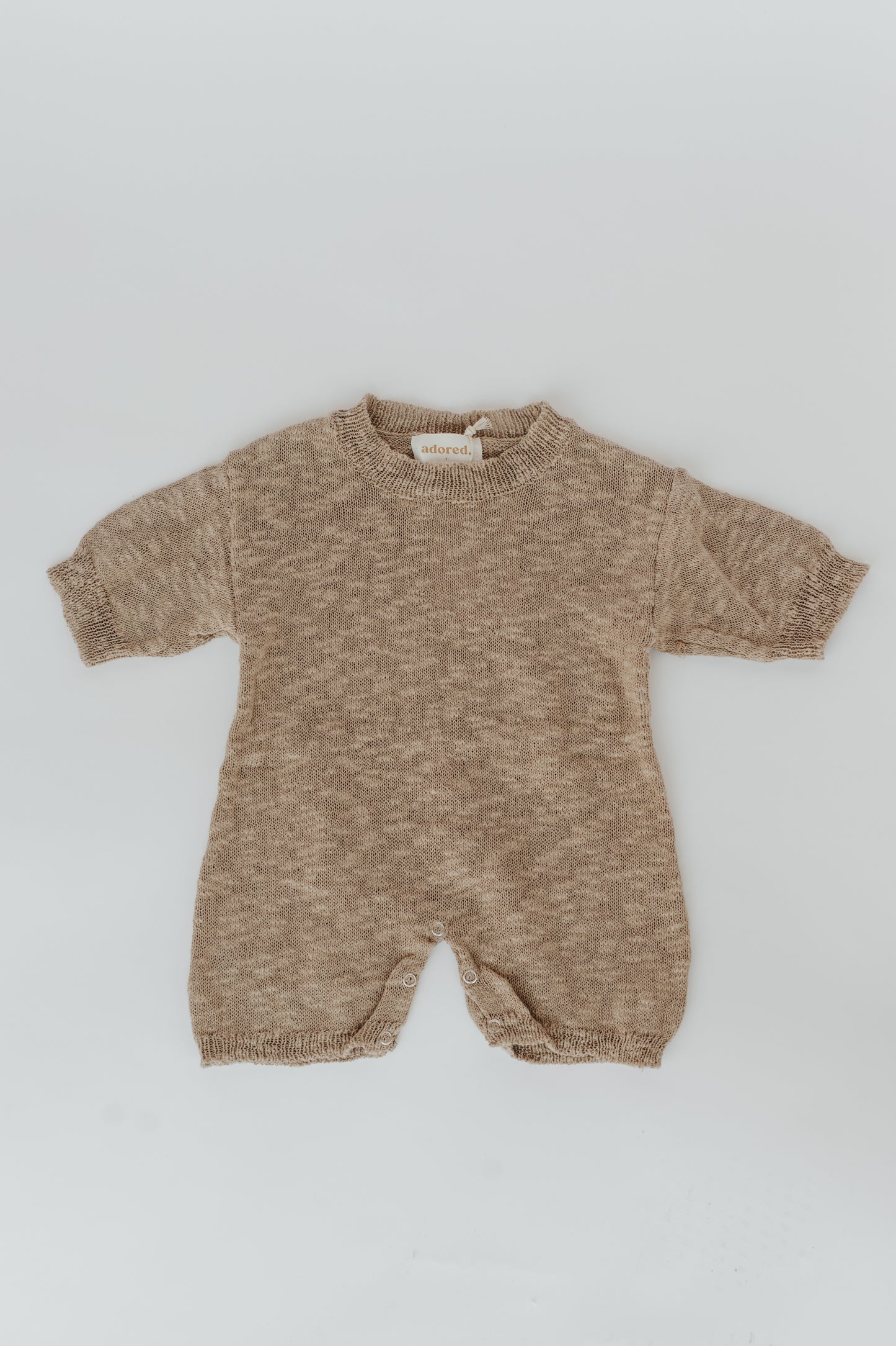 Knit Romper | Chesnut