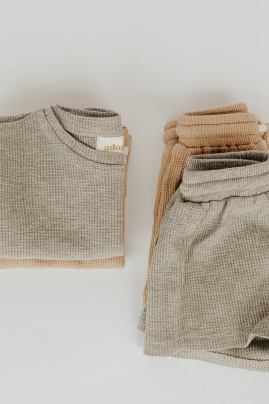 T-Shirt & Shorts Set | Gray